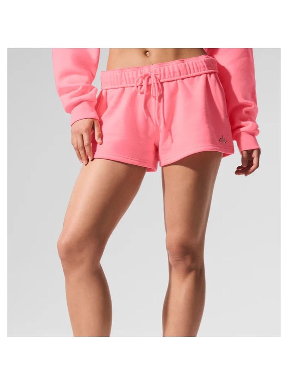 Alo Yoga Neon Bubblegum Pink Accolade Athletic Shorts NWT - Picture 3 of 9
